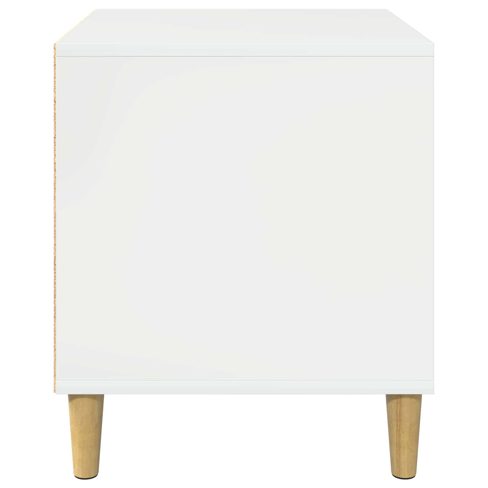 Niche maison design pour petit chien en bois d'ingénierie blanc - 44 x 42 x 49 cm Niche maison design pour petit chien en bois d'ingénierie blanc - 44 x 42 x 49 cm